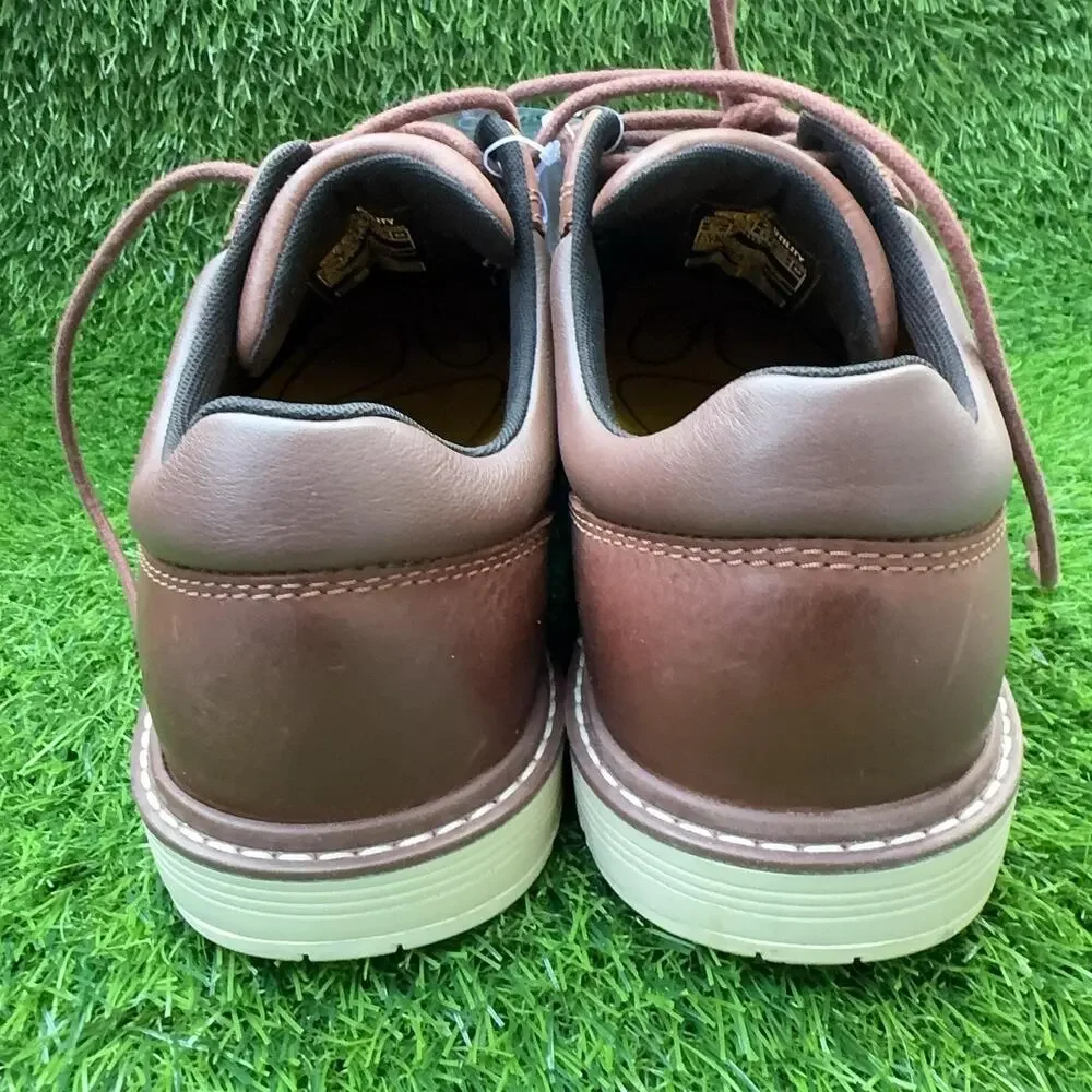 KEEN Utility San Jose Oxford Soft Toe Shoes Mens 10.5 Brown Leather Work Comfort